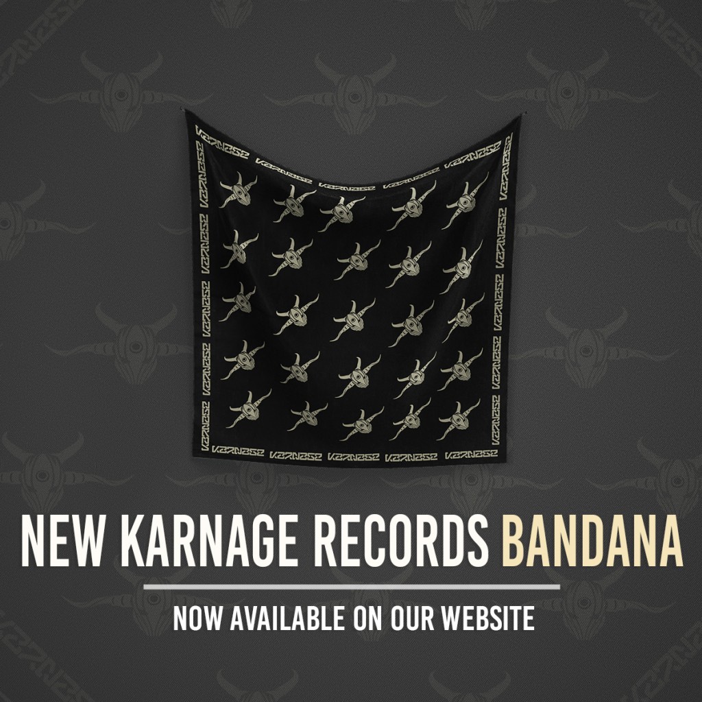 New Limited Edition Karnage Records Bandana