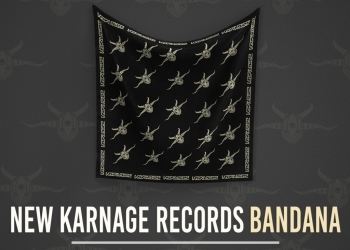 New Limited Edition Karnage Records Bandana